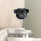 CUSTOM PET PORTRAIT STRAW TOPPER